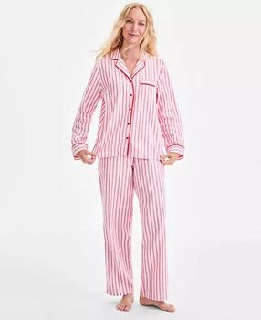 Charter Club | Women's 2-Pc. Cotton Flannel Packaged Pajamas Set, Created for Macy's,商家Macy's,价格¥206