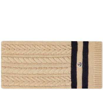 Moncler | Moncler Cable Knit Scarf商品图片,独家减免邮费