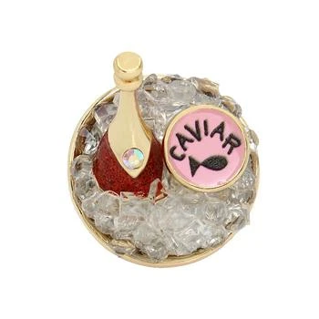 Betsey Johnson | Faux Stone Champagne Cocktail Ring,商家Macy's,价格¥300
