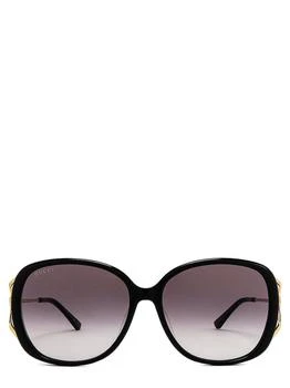 推荐Gucci Eyewear Oval Frame Sunglasses商品