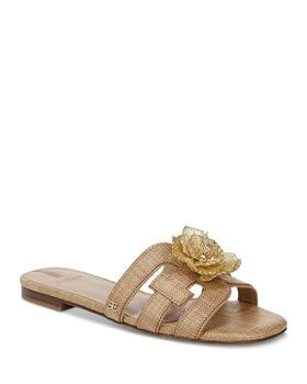 Sam Edelman | Women's Bay Beaded Flower Slide Sandals 