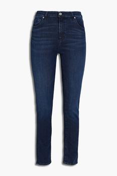 推荐Mari high-rise straight-leg jeans商品