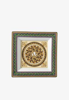 Versace Home Collection | Barocco Mosaic Square Plate,商家Thahab,价格¥3767