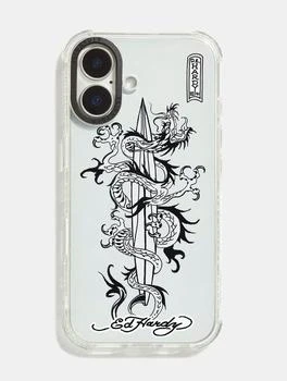 Skinnydip London | Ed Hardy x Skinnydip Dragon Dagger Shock iPhone Case,商家Skinnydip,价格¥269