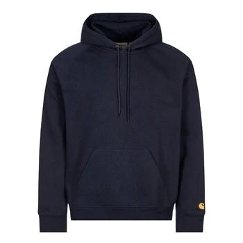 Carhartt | Carhartt WIP Hooded Chase Sweat - Navy/Gold 
