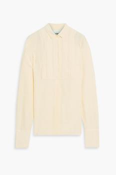 Jil Sander | Frayed slub woven shirt商品图片,5折