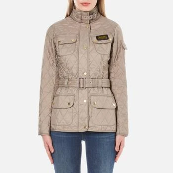 推荐Barbour International Women's Quilt Jacket - Taupe Pearl商品