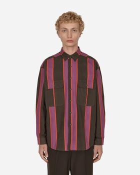 推荐Stripe Longsleeve Shirt Purple商品