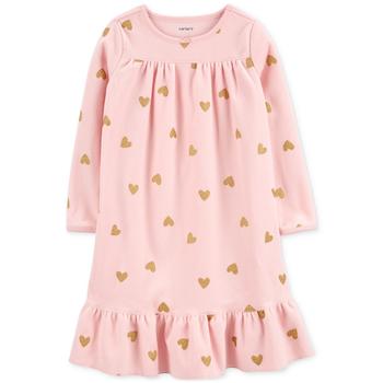 商品Carter's | Big Girls Hearts Fleece Nightgown,商家Macy's,价格¥200图片