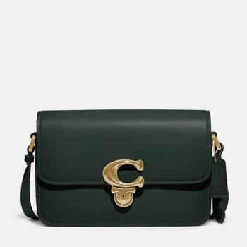 推荐Coach Women's Glovetanned Leather Studio Shoulder Bag - Amazon Green商品