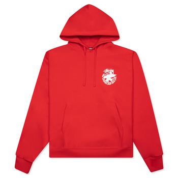 stussy卫衣直邮, STUSSY | Stussy Beach Roots Hoodie - Red商品图片 