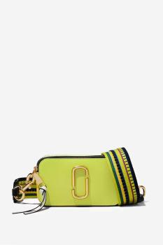 Marc Jacobs | MARC JACOBS 女士荧光绿皮革单肩包 H172L01SP22-349商品图片,独家减免邮费