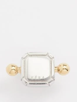 EÉRA | Square 18kt white gold single earring,商家MATCHES,价格¥18023