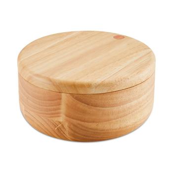商品Ayesha Curry | Pantryware Round Wooden Salt & Spice Box,商家Macy's,价格¥186图片