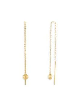 Saks Fifth Avenue | 14K Yellow Gold Threader Earrings,商家Saks OFF 5TH,价格¥489