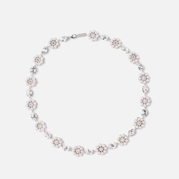 商品shrimps | Shrimps Lita Silver-Tone, Faux Pearl and Crystal Necklace,商家Coggles,价格¥866图片