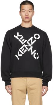 Kenzo | Black Sport Big X Sweatshirt商品图片,独家减免邮费