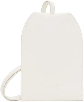 Lemaire | White Enveloppe Key Ring Pouch,商家Ssense US,价格¥872