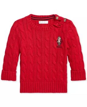 Ralph Lauren | Baby Cotton Cable-Knit Sweater,商家Macy's,价格¥306