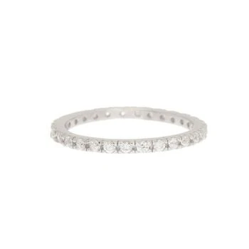 ADORNIA | Adornia  Crystal Eternity Band Ring silver,商家Premium Outlets,价格¥153