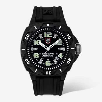 推荐Luminox Sentry Series 0200 Black Dial Date 43mm Quartz Men's Watch XL.0201.SL商品