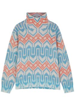 推荐Patterned-jacquard mohair-blend jumper商品