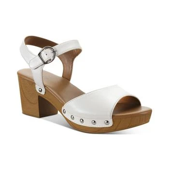 推荐Anddreas Platform Block-Heel Sandals, Created for Macy's商品