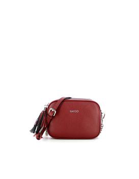 推荐Red Leather Armonia Camera Bag w/Two-tone Tassel商品