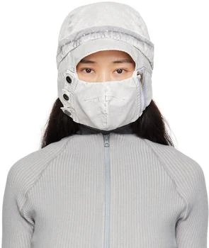 Hyein Seo | White & Gray Flap Cap,商家Ssense US,价格¥925