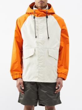 推荐Colour-blocked nylon-shell hooded parka商品