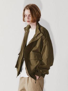 推荐521 Over-fit Cotton Blouson Jacket Khaki商品