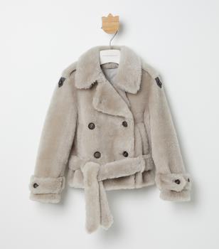 商品Brunello Cucinelli | Shearling Jacket (4-12 Years),商家Harrods,价格¥26613图片