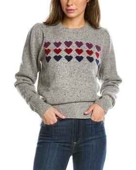推荐Brooks Brothers Heart Wool-Blend Sweater商品