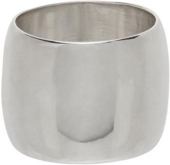 商品Sophie Buhai | Silver Wide Cigar Band Ring,商家SSENSE,价格¥1601图片