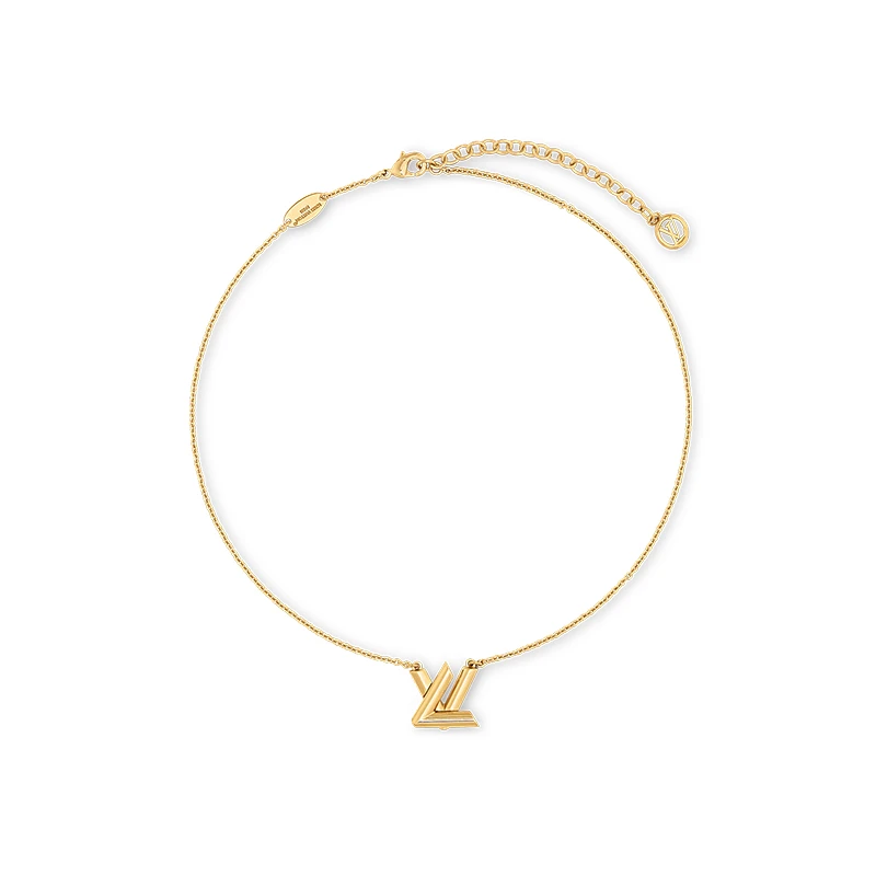 推荐Louis Vuitton/路易威登 GO-14系列 女士金色金属Logo项链商品