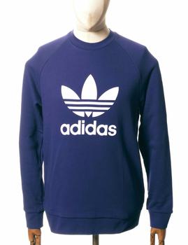 推荐Adidas Originals Trefoil Sweatshirt - Night Sky Colour: Night Sky商品
