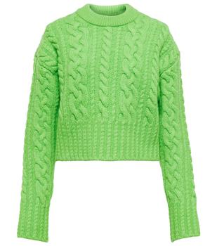 AMI | Cable-knit virgin wool sweater商品图片,