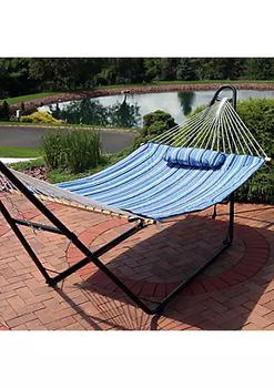 商品Sunnydaze Decor | Outdoor Polyester Hammock Pad and Pillow Set - Breakwater Stripe,商家Belk,价格¥472图片
