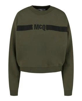 Alexander McQueen | Logo Cropped Sweatshirt 4折×额外8.5折, 额外八五折