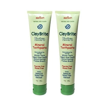 Zion Health | Claybrite Extra Toothpaste Set of 2 Pack, 8oz,商家Macy's,价格¥113