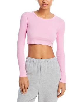 Alexander Wang | Long Sleeve Cropped Tee 