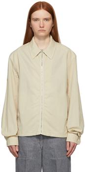 美国lamaire, Lemaire | Beige 'Shirt Blouson' Jacket商品图片 3.3折