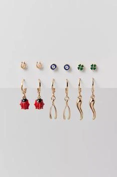 Urban Outfitters | Good Omens Post And Hoop Earring Set,商家Urban Outfitters,价格¥156