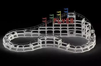 MIEH | CDX Blocks Brick Construction Flyer Roller Coaster Building Set,商家Macy's,价格¥606