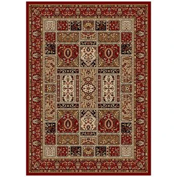 KM Home | CLOSEOUT! Pesaro Panel Red 2'2" x 7'7" Runner Area Rug,商家Macy's,价格¥621