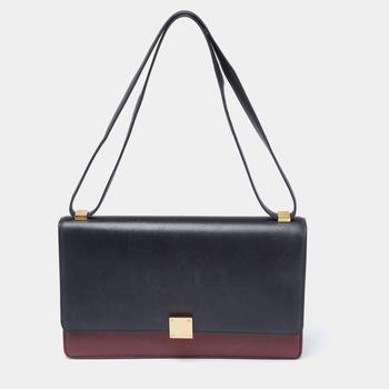 推荐Celine Black/Red Leather Medium Case Bag商品