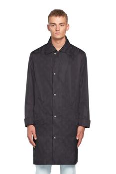 商品Roberto Cavalli | Men's Black Technical Nylon Lucky Symbol Raincoat,商家Jomashop,价格¥4114图片