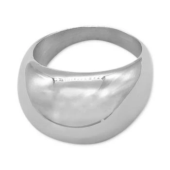 ADORNIA | Silver-Tone Water-Resistant Tall Dome Ring 独家减免邮费