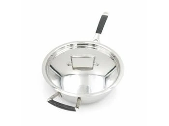 Le Creuset | Sauteuse chef 24cm Inox Classique avec revêtement anti-adhérent, couvercle et poignée d'assistance,商家The Village Outlet,价格¥1435