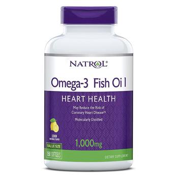 商品Natrol | Omega-3 1000 mg Softgels Lemon,商家Walgreens,价格¥72图片
